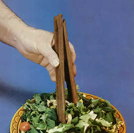 Multi-Purpose Wooden Tongs Image